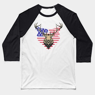 American elk Baseball T-Shirt